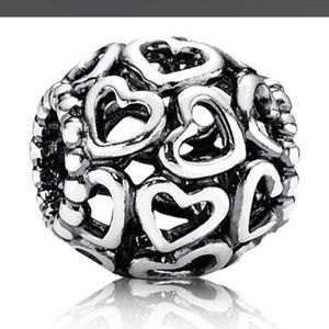 Open your heart pandora charm